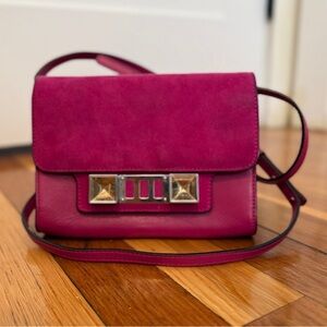 Proenza Schouler Fuscia Crossbody Leather Bag